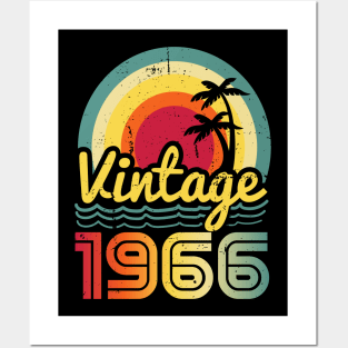 Vintage 1966 Made in 1966 57th birthday 57 years old Gift Posters and Art